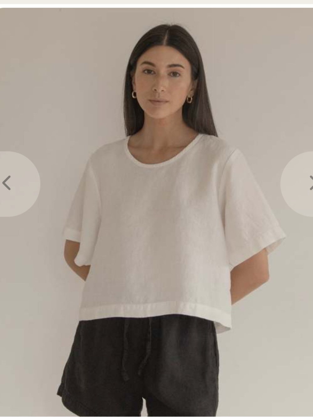 Gillian Stevens Aya linen tee - Picture 3 of 7